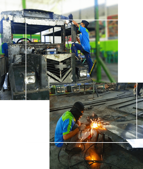 membuat kerangka kereta mini