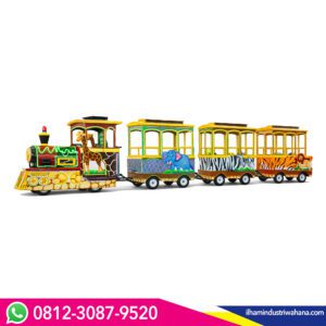 Jual Kereta Safari Animal Park – Wahana Kereta Anak Unik Karakter Hewan