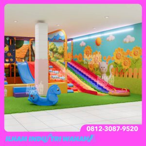 jual playground anak TK SD kokoh rangka besi galvanis dan fiberglass