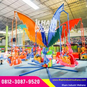 Komedi Putar Mini Anak | Wahana Ramai Pengunjung untuk Tempat Wisata
