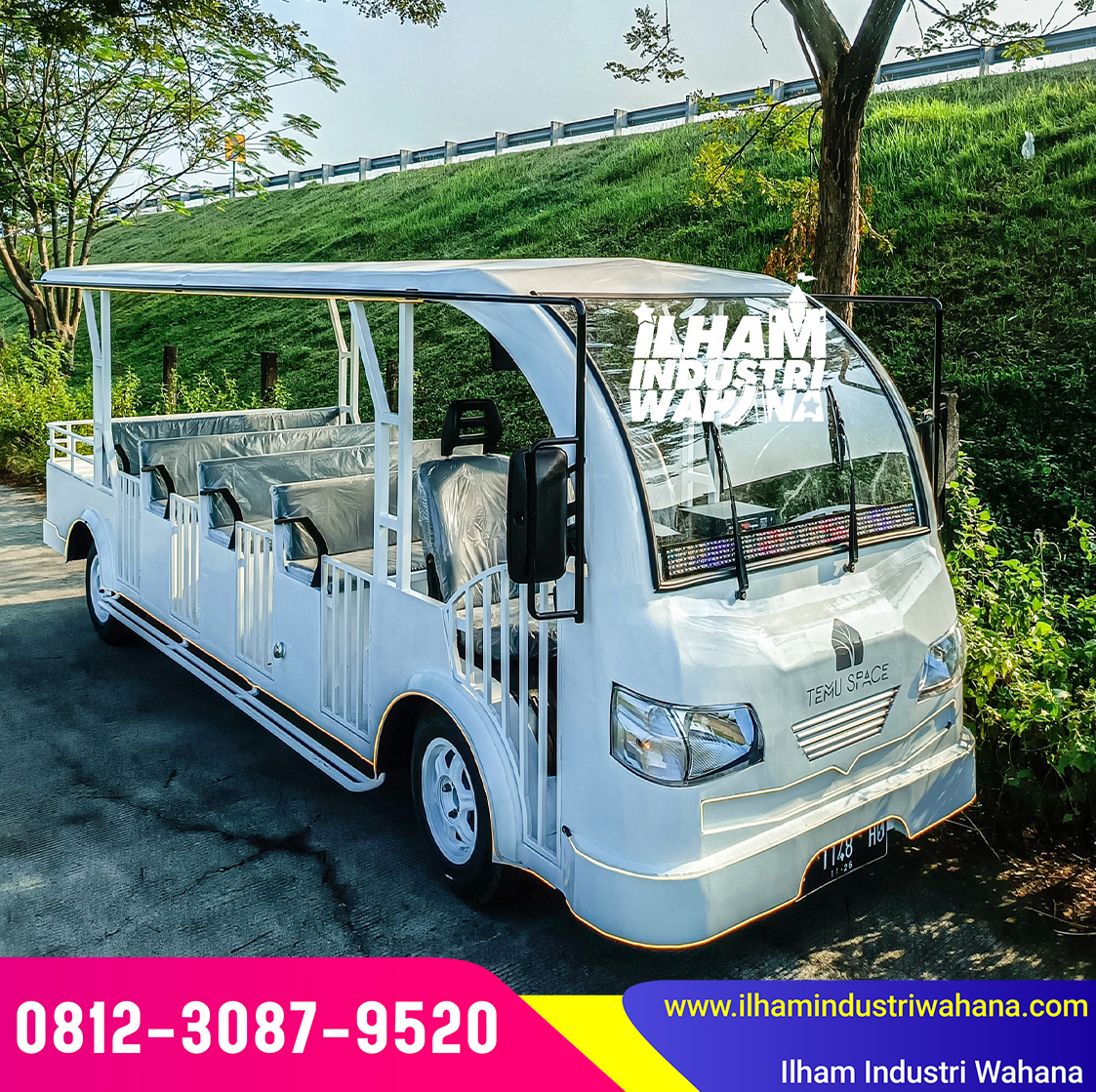 jual kereta wisata shutle bus